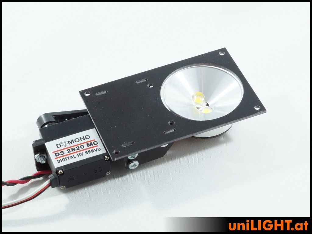 
30mm Klappscheinwerfer, 8Wx2, T-FUSE, HV