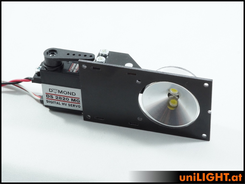 
30mm Klappscheinwerfer, 8Wx2, T-FUSE, HV