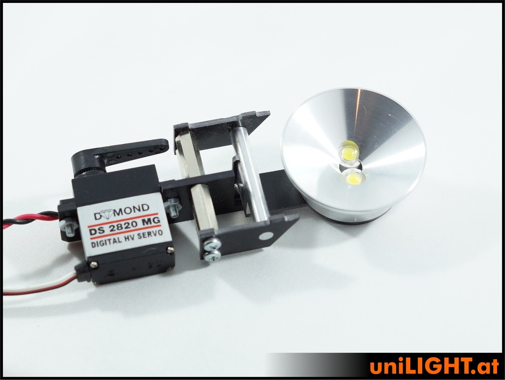 
30mm Klappscheinwerfer, 8Wx2, T-FUSE, HV