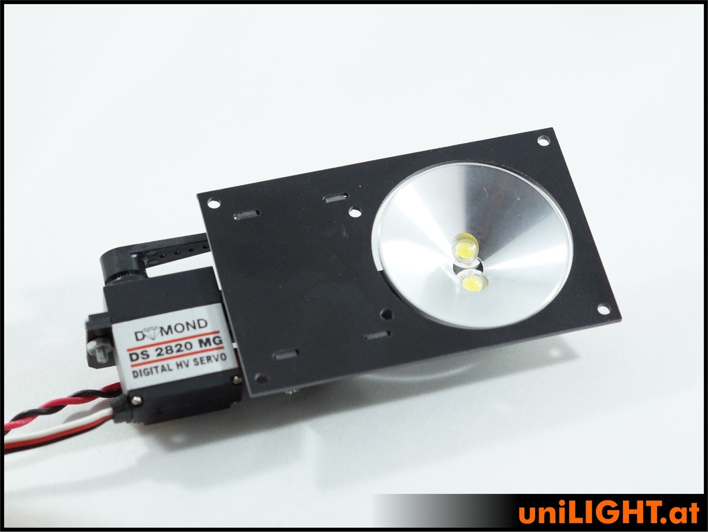 
30mm Klappscheinwerfer, 8Wx2, T-FUSE, HV