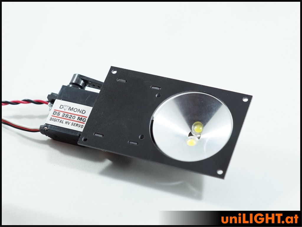 
30mm Klappscheinwerfer, 8Wx2, T-FUSE, HV