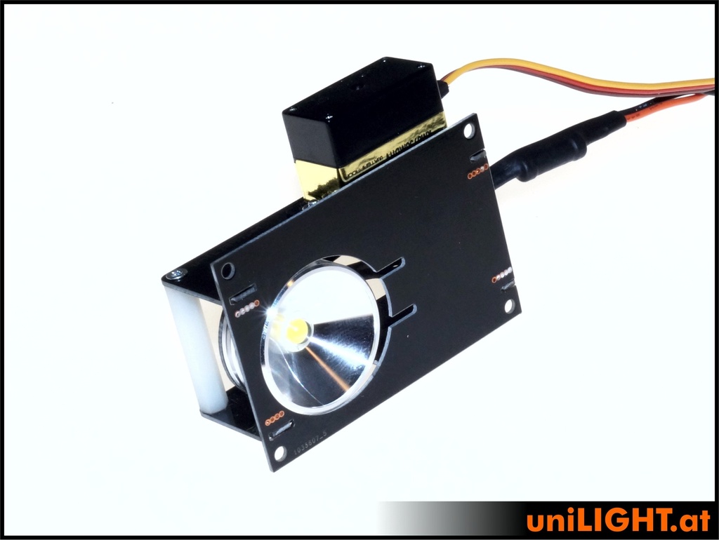 
30mm Klappscheinwerfer, 8Wx2, T-FUSE, HV