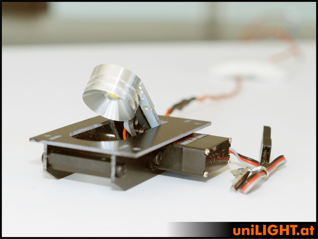 
16mm Klappscheinwerfer, 4W, HV