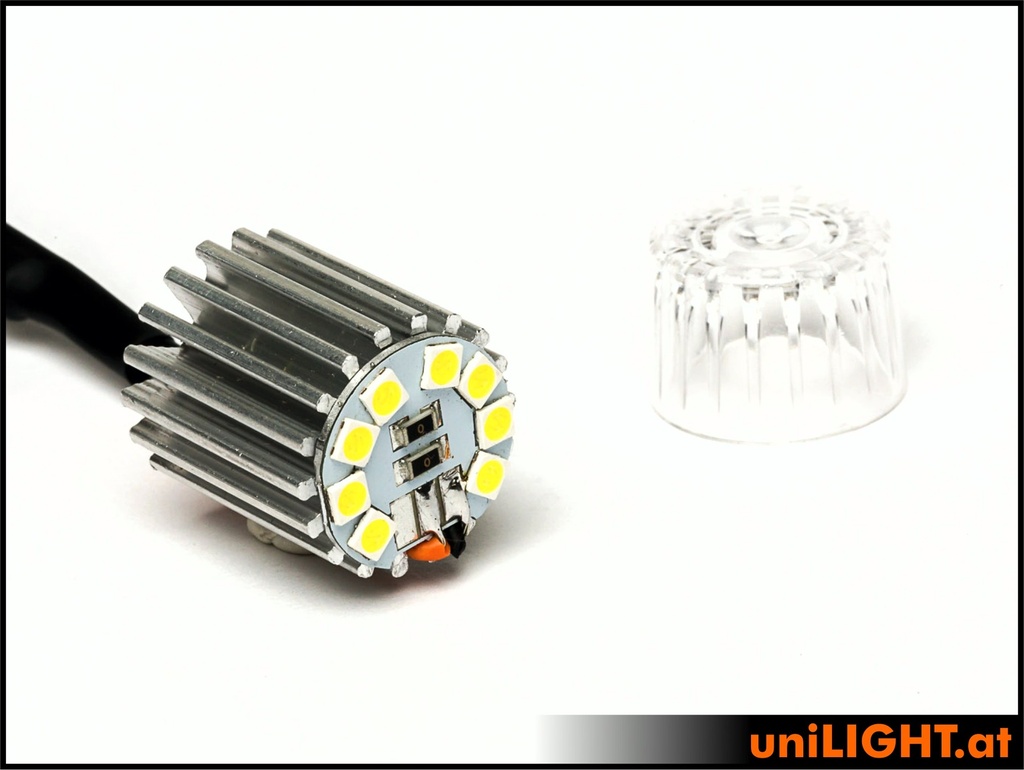 19mm ROUND Blitzlicht, 20Wx2, T-Fuse