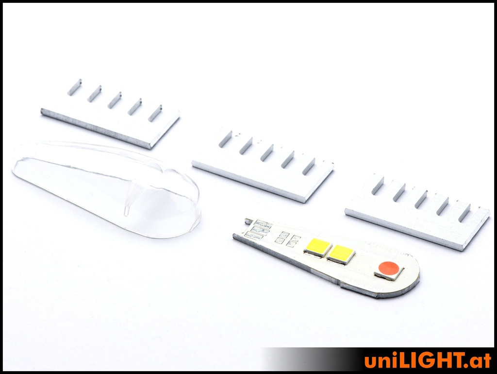 18mm DUAL Navigation + Blitzlicht, 12Wx2, L+R Set