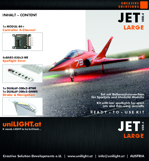 Set für Sport-Jets LARGE(1.8m-3m) Gen.4