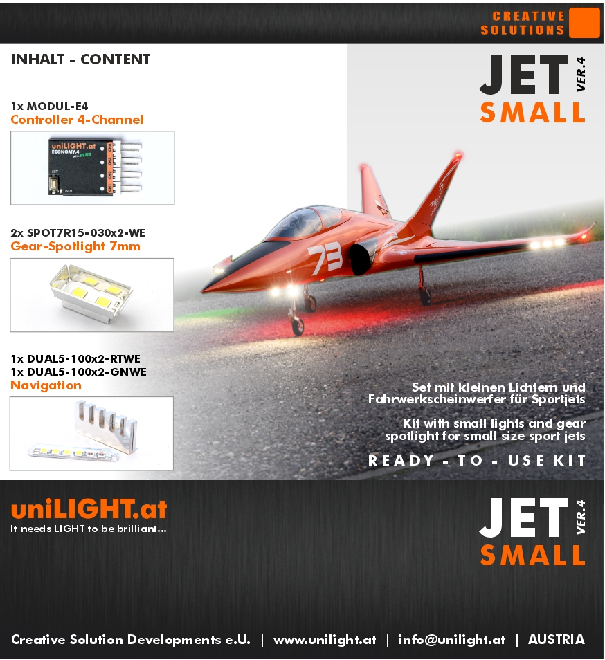 Set für Sport-Jets SMALL (1m-1.7m) Gen.4