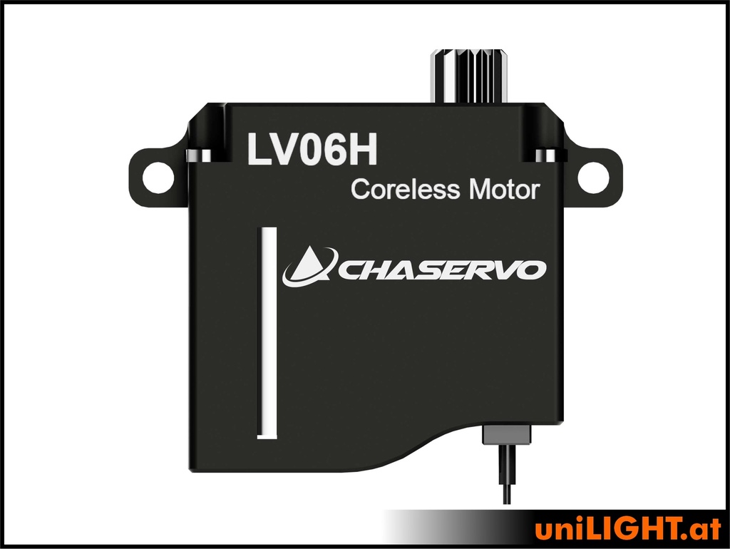 CHASERVO LV06H 15T 6mm LV Servo für F3K, F5K U.Ä. (HORIZONTAL)