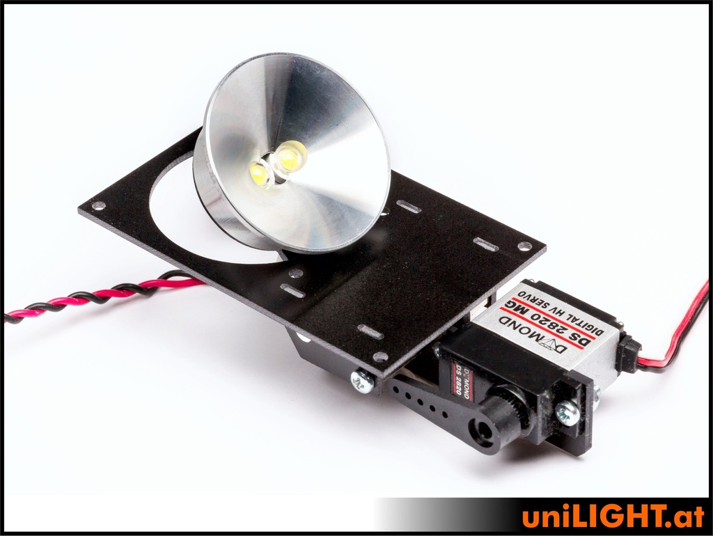 
40mm Drop-out Spotlight, 8Wx2, T-FUSE, HV