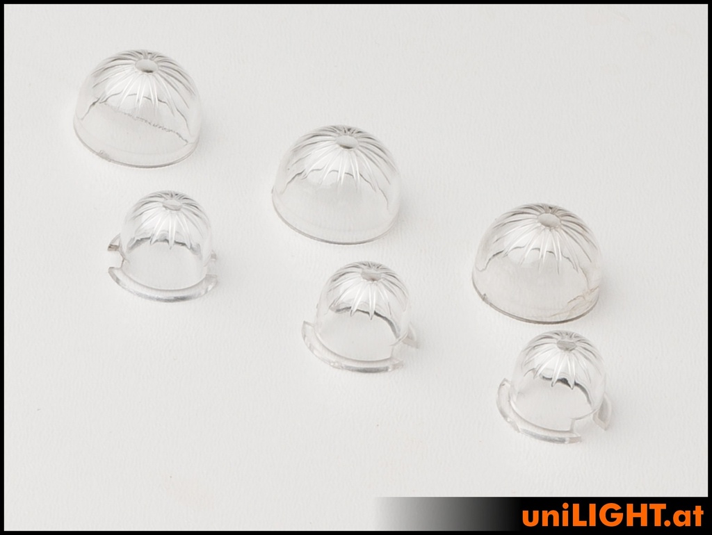 Lichtkappen RUND für 10mm und 13mm Lichter	
