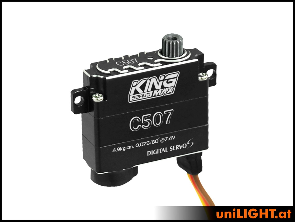 8mm Wing Servo C507, HV, ALU, MG
