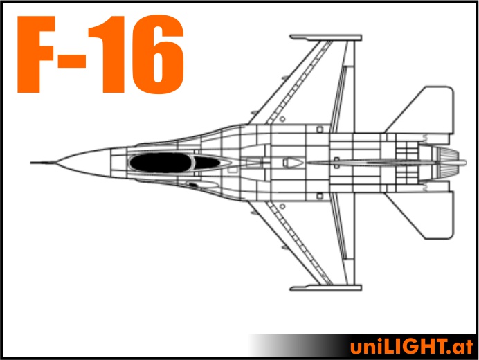F-16 (1:12, 1.2m, STANDARD)