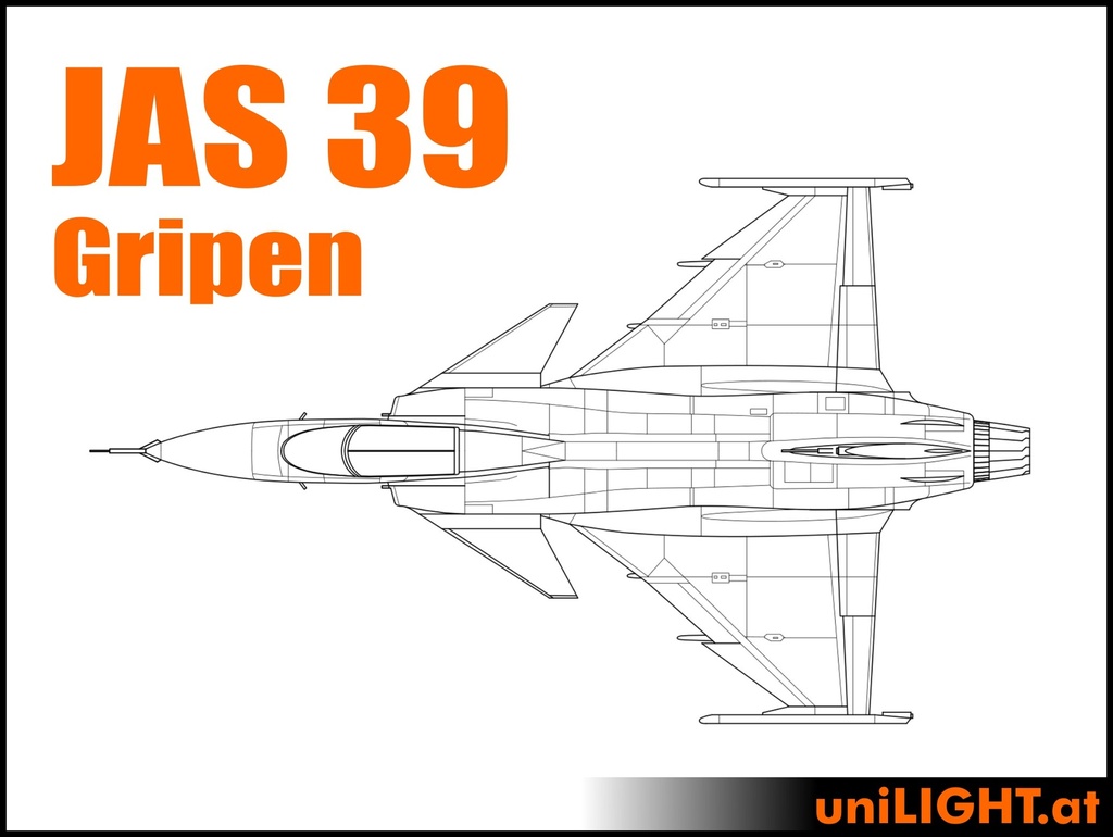 Saab JAS 39 Gripen (1:5, 2.8m, ENTRY)