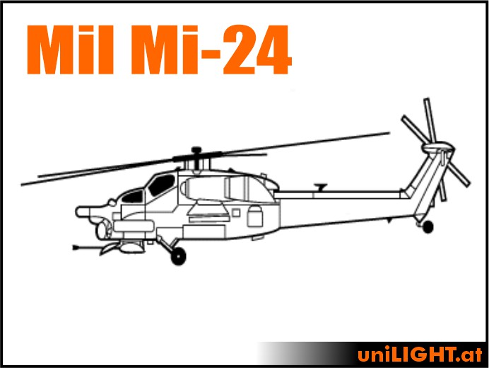 Mil Mi-24 (1:6, 2.8m, PRO)