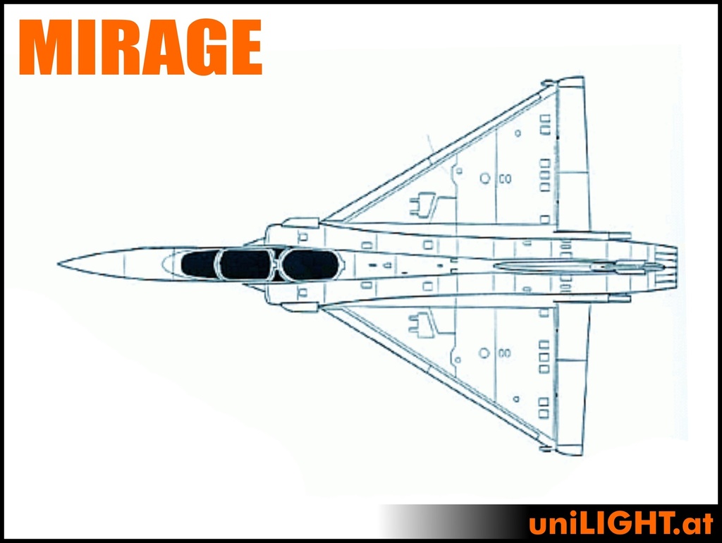 Mirage 2000 (1:6, 2.4m, CIVIL/SPORT)