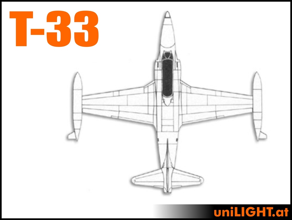 Lockheed T-33 (1:5, 2.5m, PRO)