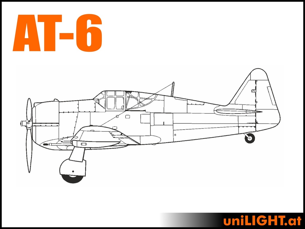 North American T-6 (1:4, 3.2m, Aeroshell)