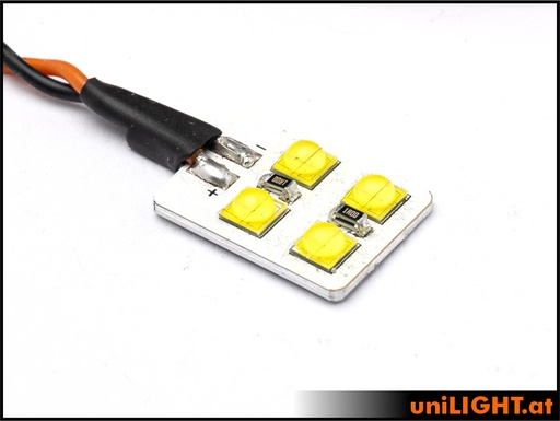 [BSTRB-4-8V-WE] Ultra-Blitzlicht Balken, 8V/2S, QUAD