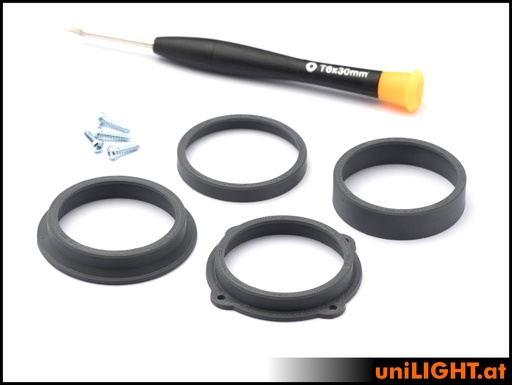 [CAPS-LRING50] Mounting set for 50mm spotlights