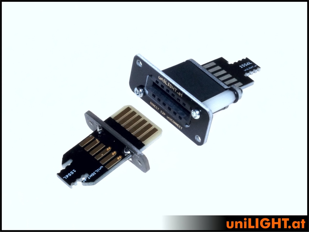 DIRECT connector, 3P6S contacts | uniLIGHT.at