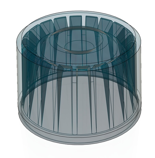 [CAP-RND22] Cap 22mm Cylinder