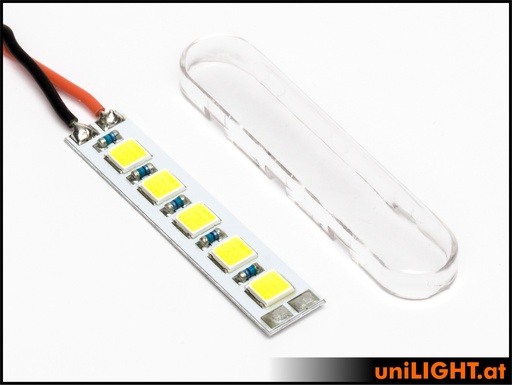 [STRB5-300x3-WE] 10mm Blitzlicht Modul, 12V/3S, 30Wx3
