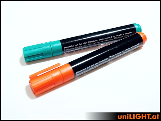 [CASE-COLOURPEN] Touch-up markers RED+GREEN