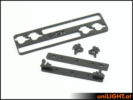 [CASE-MODUL-8] Mounting clips uniLIGHT Module-8 PRO
