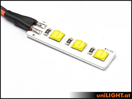 [BSTRB-3-8V-WE] Ultra Strobe light Bar, 8V/2S, TRIPLE