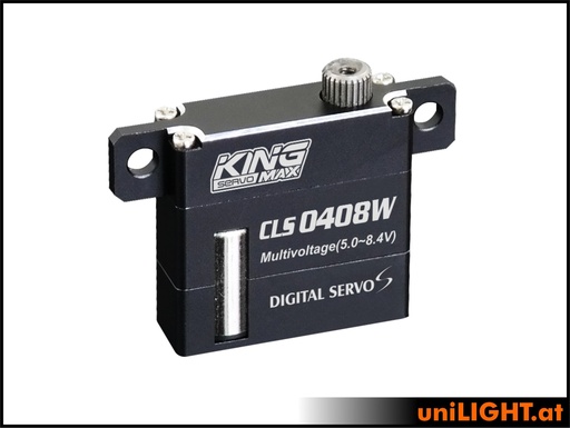 [CLS0408W] 8mm Micro Flächenservo CLS0408W, HV, ALU