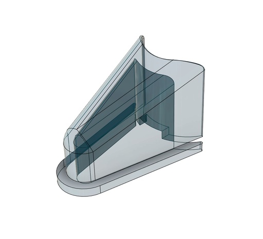 [CAP-WEDGE10] Cap 10mm Profile expansion