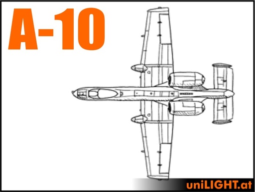 [BND-A10-7-STA] A-10 Warthog (1:7, ~2.5m, STANDRD)