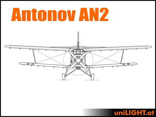 [BND-AN2-6-PRO] Antonov AN2 (1:6, 3m, PRO)