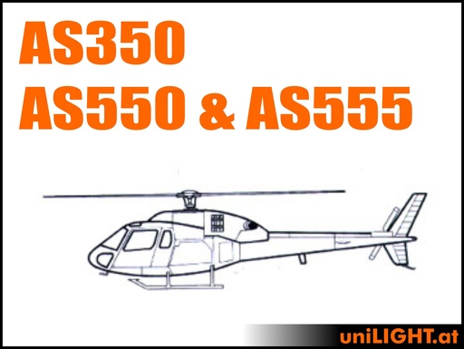 [BND-AS550-4-CIV] AS350 (AS550 & AS555) (1:4, 900, CIVIL/SPORT)
