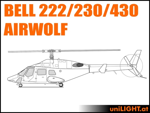 [BND-Bell430-7-STA] Bell 430 (1:7, 1.8m, STANDARD)