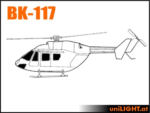 [BND-BK117-6-ENT] BK 117 (1:6, 1.8m, ENTRY)