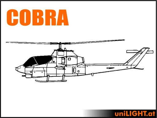 [BND-COBRA-10-STA] Bell AH-1 SuperCobra (1:10, 550er, STANDRD)