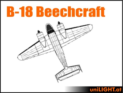 [BND-D18-5-PRO] Beechcraft D-18 (1:5, 2.9m, PRO)