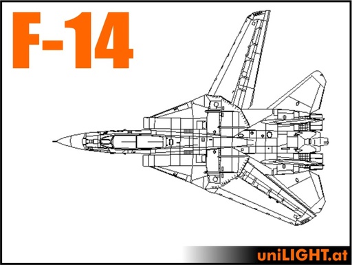 [BND-F14-7-CIV] F-14 Tomcat (1:7, 2.8m, CIVIL/SPORT)