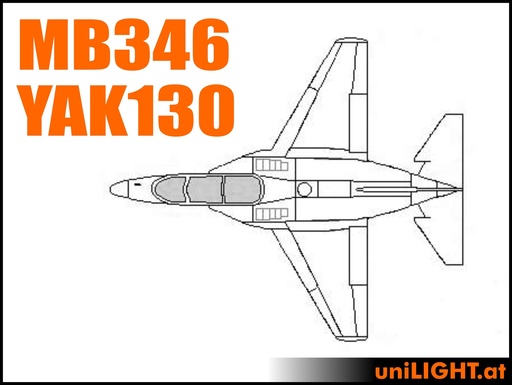 [BND-M346_YAK130-5-ENT] Aermacchi M346 and YAK130 (1:5, 2.3m, ENTRY)