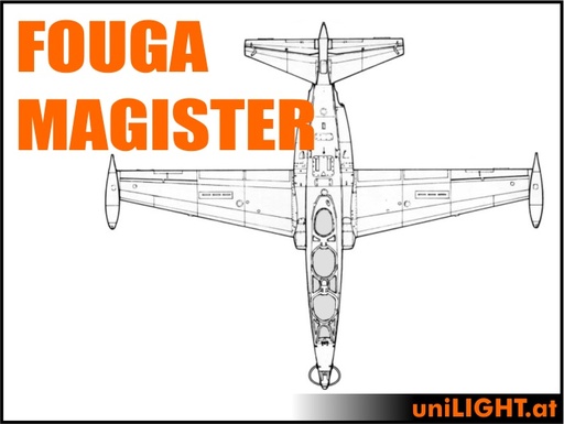 [BND-Magister-6-ENT] Fouga Magister (1:6, 2m, ENTRY)