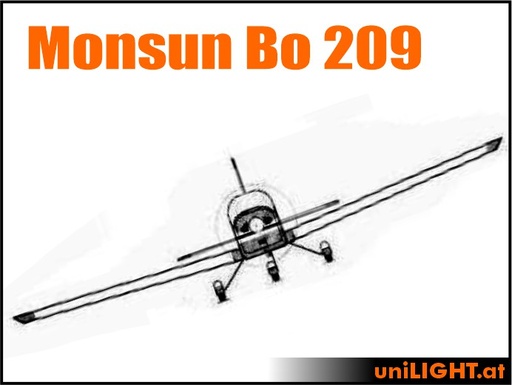 [BND-Monsun-2.5-CIV] Bölkow Bo209 Monsun (1:2.5, 3.3m, CIVIL/SPORT)
