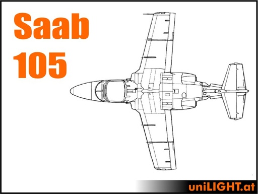 [BND-SAAB105-6-CIV] Saab 105 (1:6, 1.7m, CIVIL/SPORT)