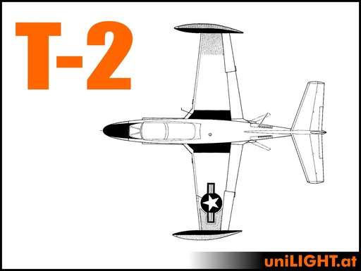 [BND-T2-4.5-ENT] North American T-2 Buckeye (1:4.5, 2.7m, ENTRY)