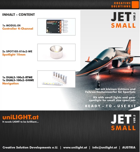 [SET-JET-S3] Set for Sport Jets SMALL (1m-1.7m)