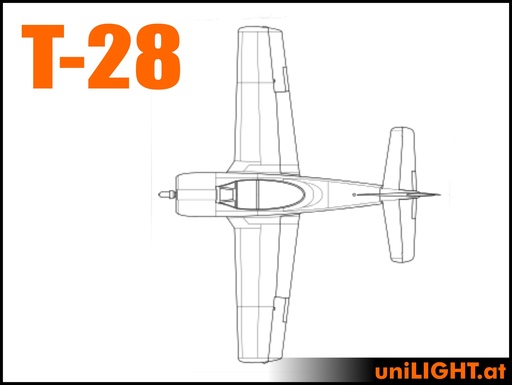 [BND-T28-5-CIV] North American T-28 Trojan (1:5, 2.4m, CIVIL/SPORT)