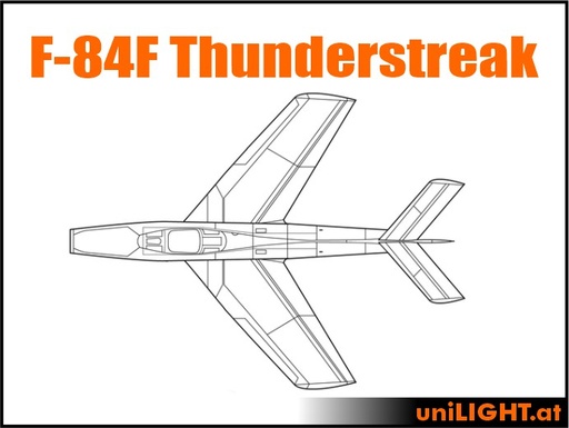 [BND-F84F-5-STA] Republic F-84F Thunderstreak (1:5, 2.8m, STANDRD)