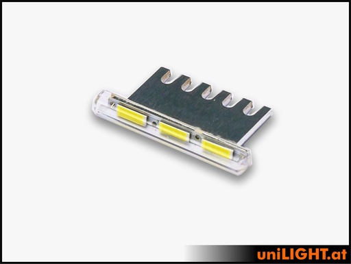 [BAR3-220x3-WE] 3mm BAR Strobe, 22Wx3, 12V