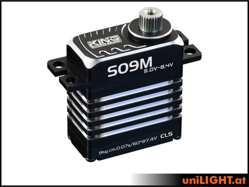 [S09M] 12mm Miniservo S09M, HV, ALU, MG