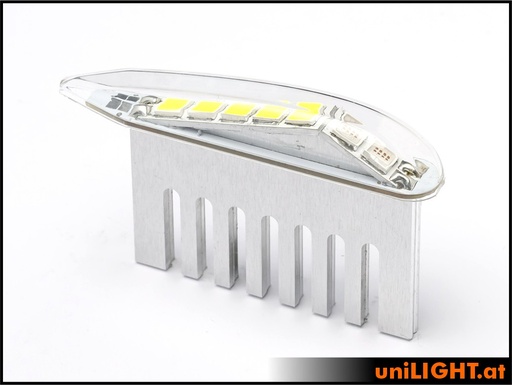 10mm DUAL Navigation + Blitzlicht, 31Wx2